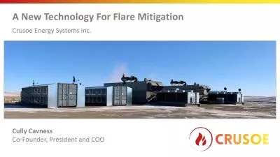 A New Technology For Flare Mitigation