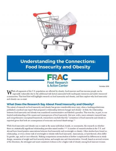 hile all segments of the US population are affected by obesity food