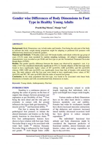International Journal of Health Sciences and Research