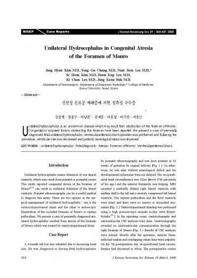 J Korean Neurosurg SocVolume 29March 2000434