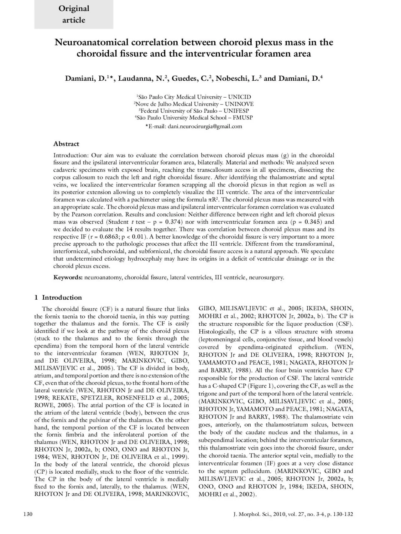 PDF-J Morphol Sci 2010 vol 27 no 34 p 130132130