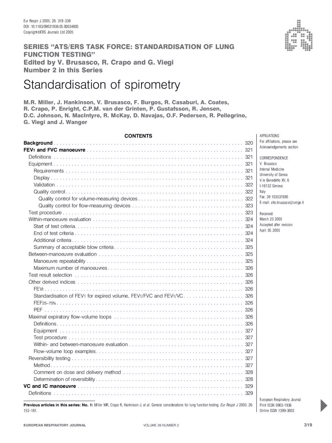 PDF-SERIESATSERSTASKFORCESTANDARDISATIONOFLUNGFUNCTIONTESTINGEditedb