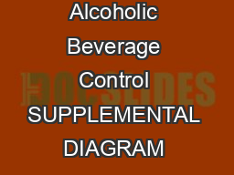 Department of Alcoholic Beverage Control SUPPLEMENTAL DIAGRAM 