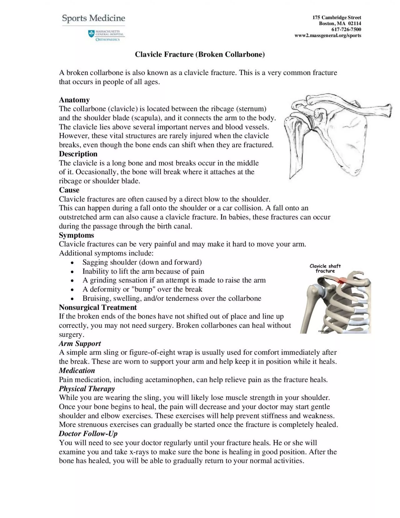 PDF-175 Cambridge StreetBoston MA 021146176439999wwwmghsportsmedicine