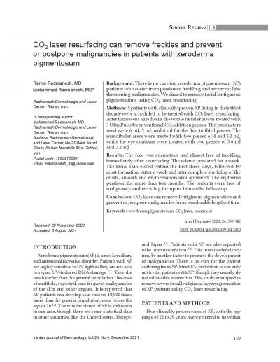 Iranian Journal of Dermatology Vol 24 No 4 December 2021