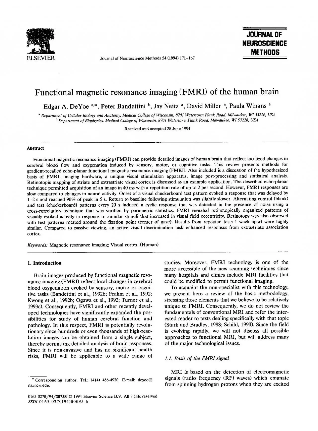 PDF-54 1994 a Department and Anatomy Medical 8701 Watertown Plank Road