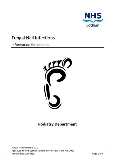 Fungal Nail Infections V10