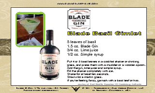 Blade Basil Gimlet