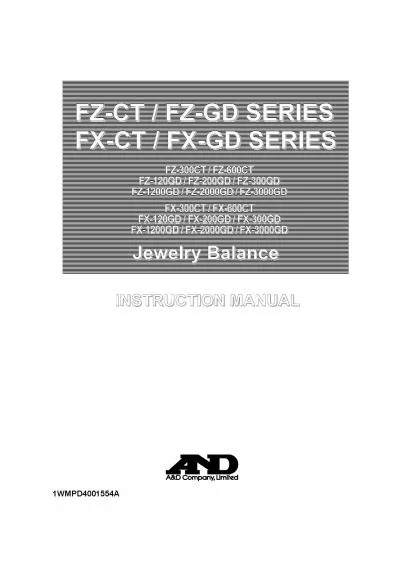 1 INTRODUCTION This manual describes how the FZCTGD and FXCTGDser