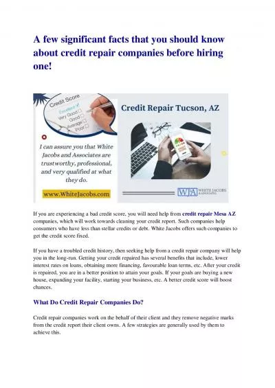 A few significant facts that you should know about credit repair companies before hiring one!