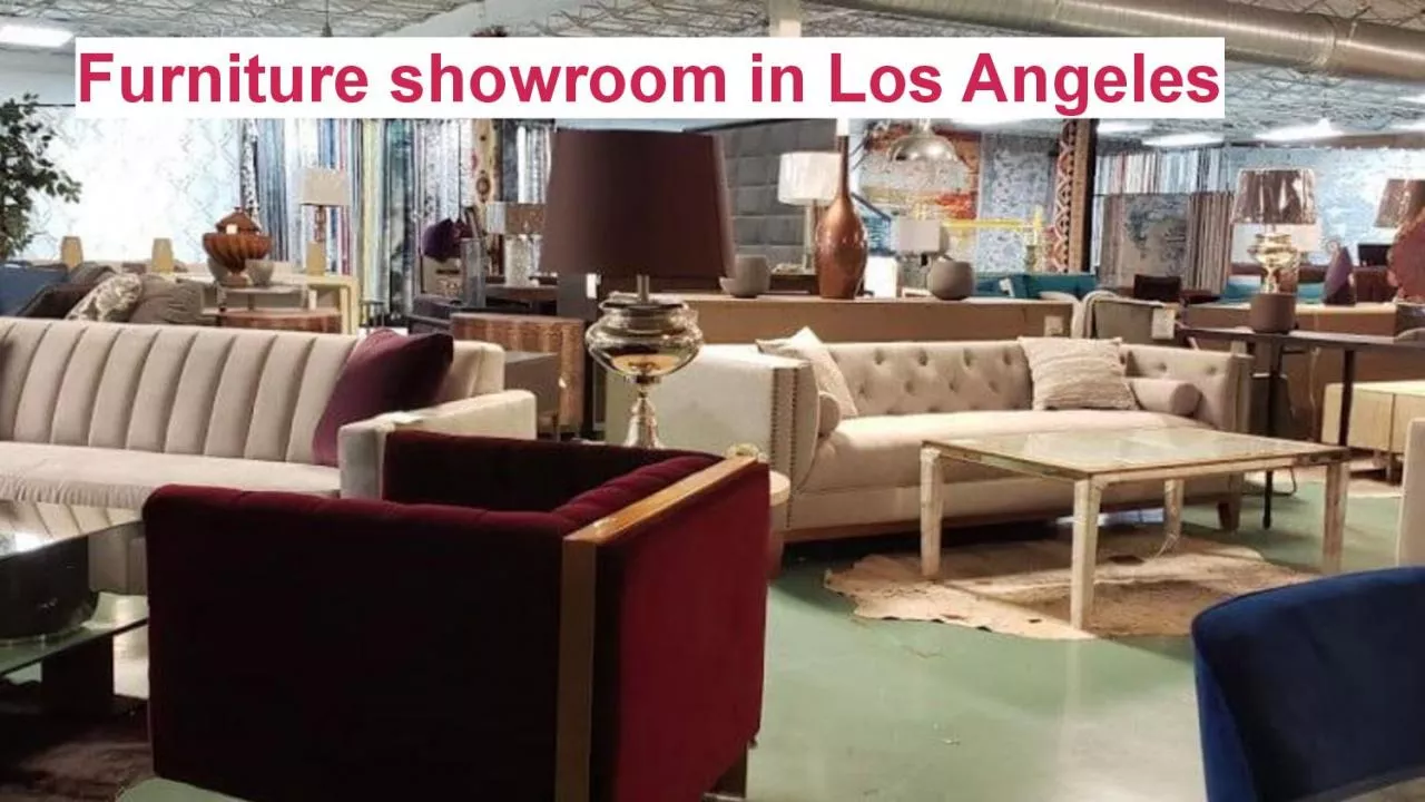 PDF-Furniture showroom in Los Angeles