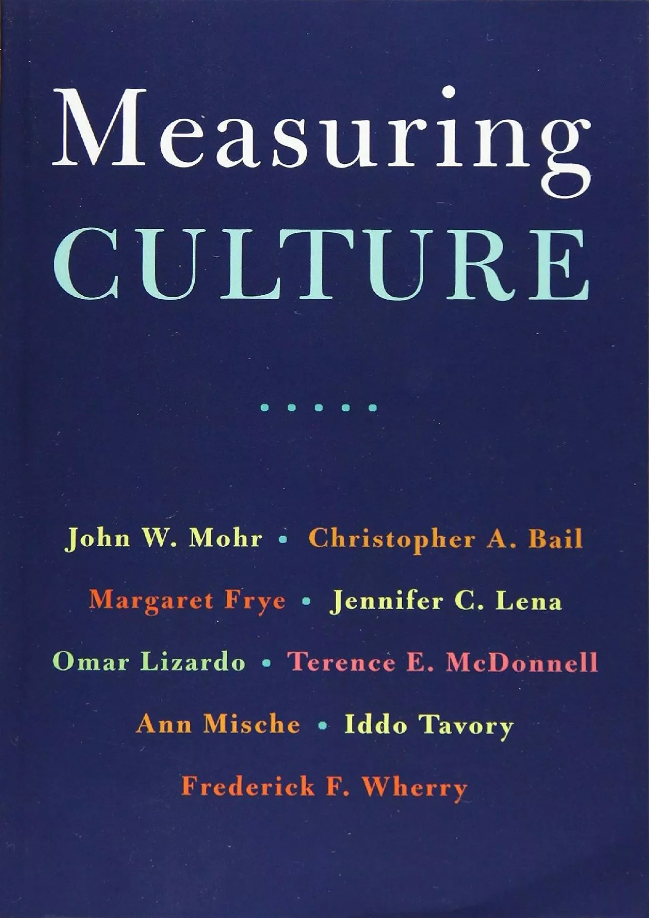 PDF-[DOWNLOAD]-Measuring Culture