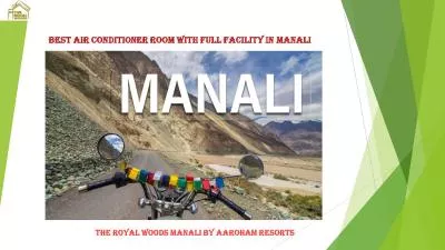 Best Air Conditioner Room With Full Facility in Manali