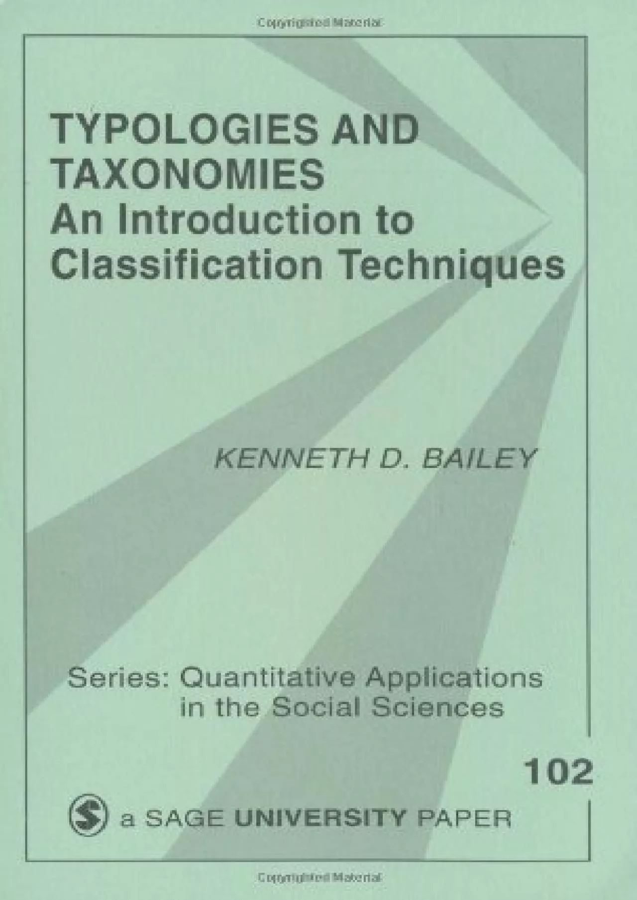 PDF-[BOOK]-Typologies and Taxonomies: An Introduction to Classification Techniques (Quantitative