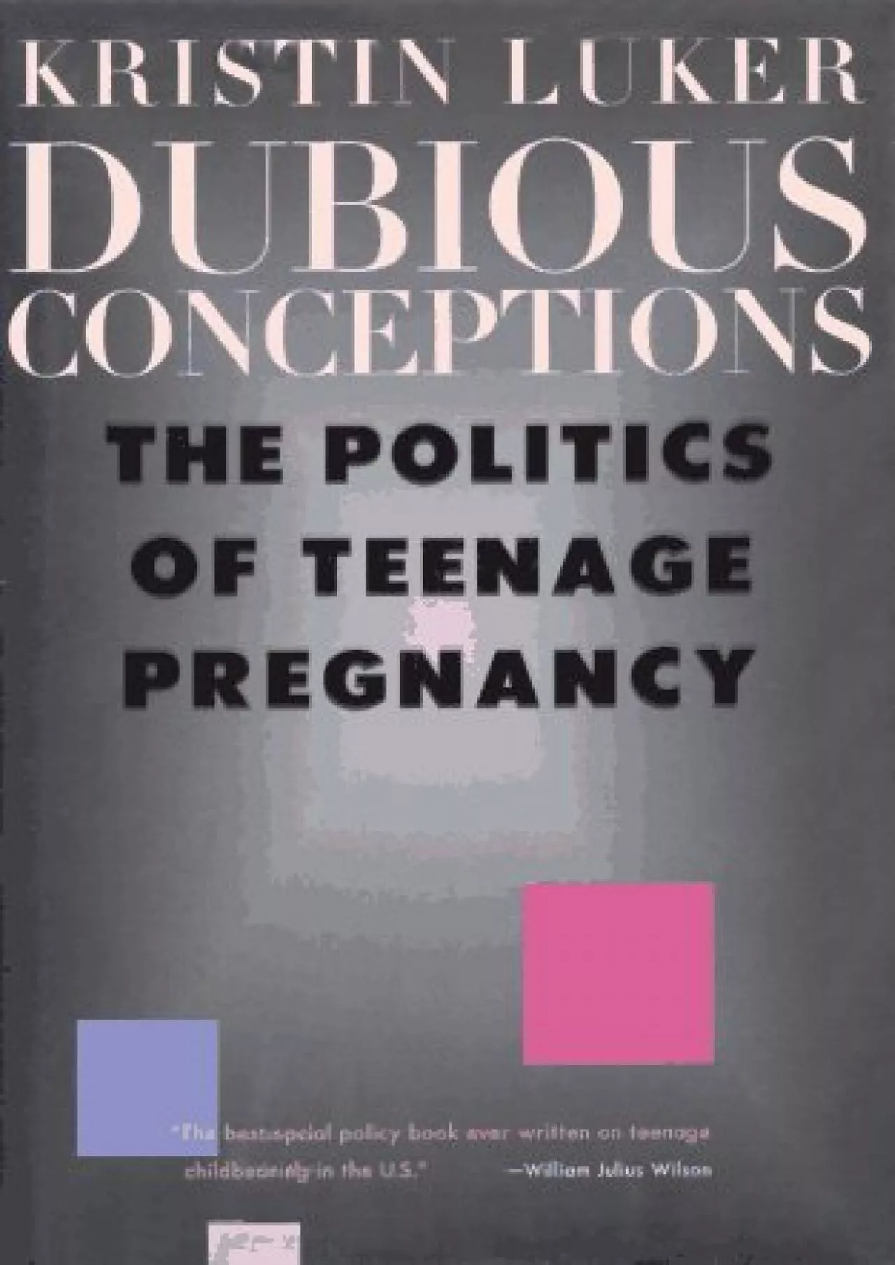 PDF-[BOOK]-Dubious Conceptions: The Politics of Teenage Pregnancy