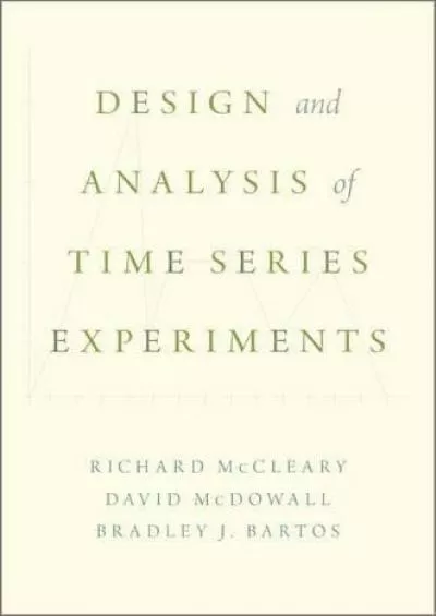 [DOWNLOAD]-Design and Analysis of Time Series Experiments