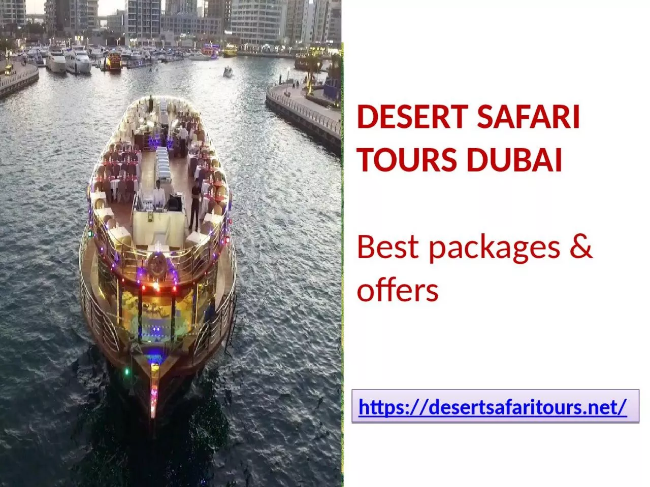 PPT-Desert Safari Tours Dubai