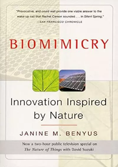 [BOOK]-Biomimicry: Innovation Inspired by Nature