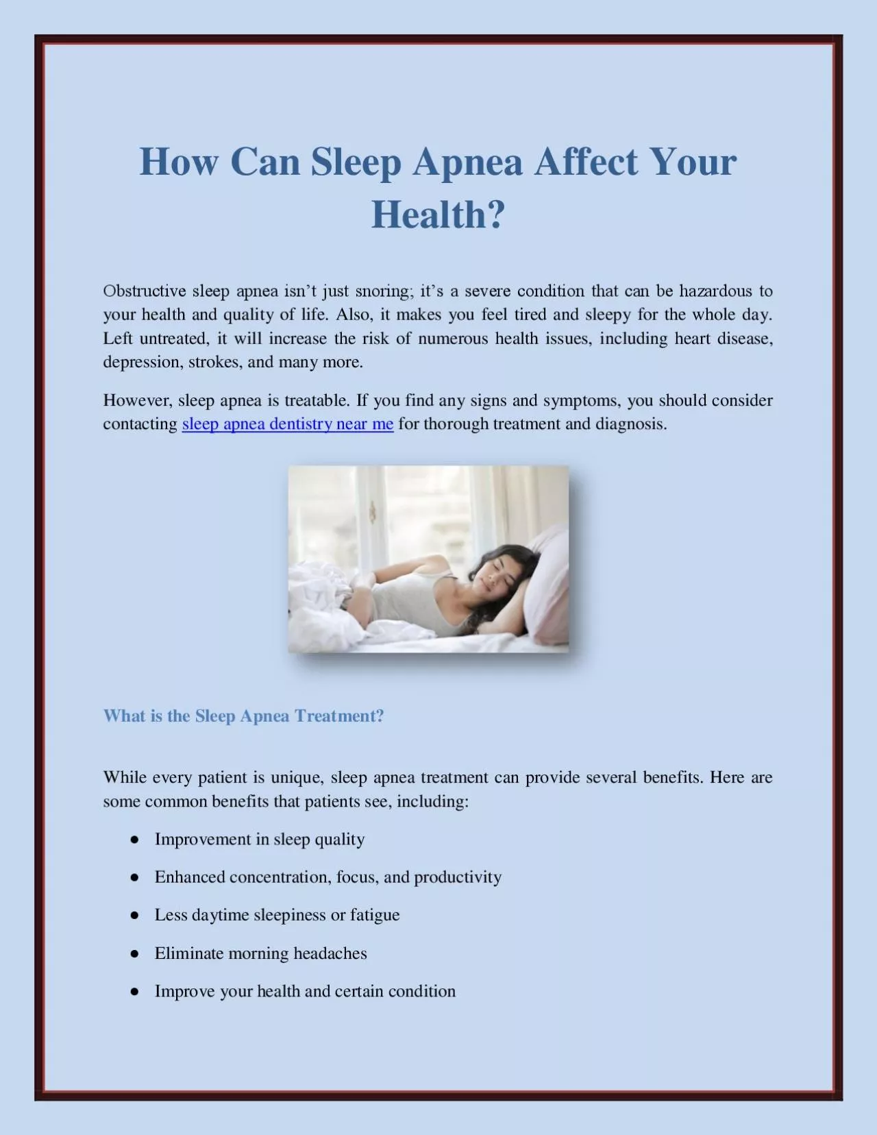 PDF-How Can Sleep Apnea Affect Your Health?