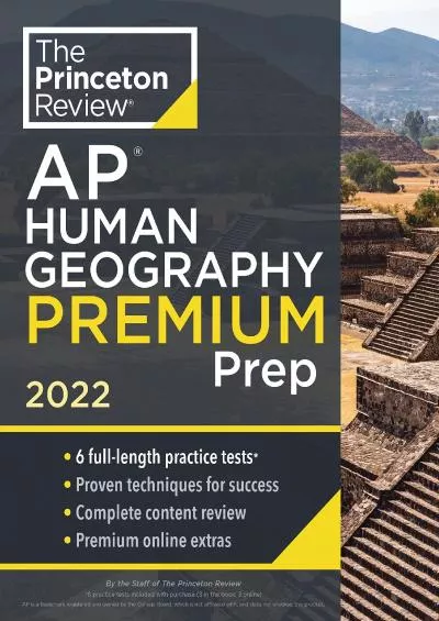 [BOOK]-Princeton Review AP Human Geography Premium Prep, 2022: 6 Practice Tests + Complete Content Review + Strategies & Techniqu...