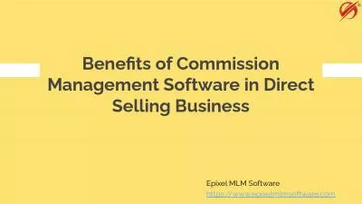 Direct Selling Commission Management Software Improves the Performance 