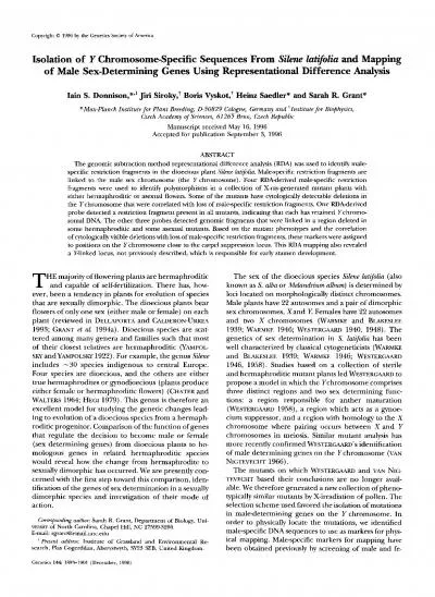 1894 I amplified polymorphic often difficult to repetitive multigene