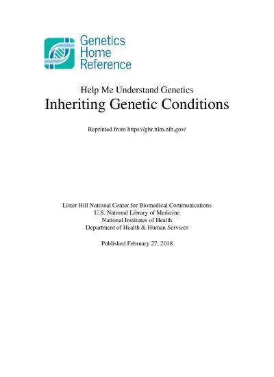 Help Me Understand Genetics