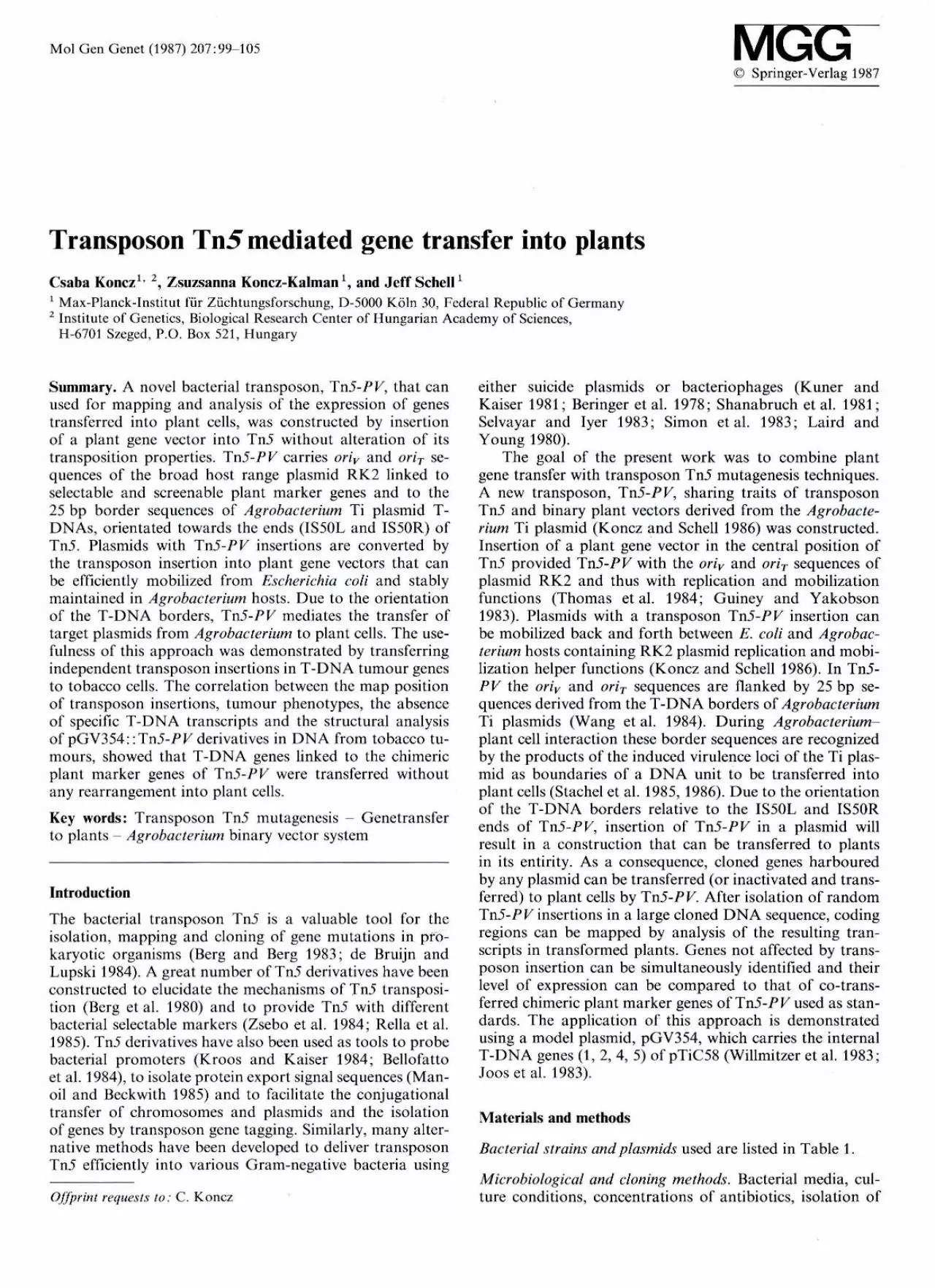 PDF-Mol Gen Genet 1987