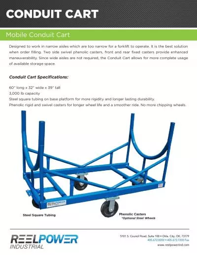 Mobile Conduit Cart