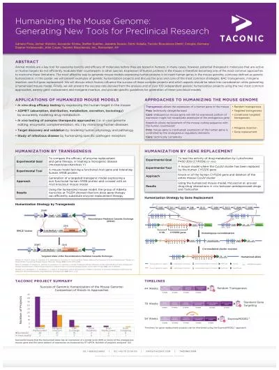 Animal models are a key tool for assessing toxicity and efficacy of mo