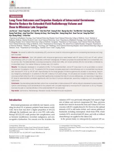 es of intracranial germinomas that had been pathologically