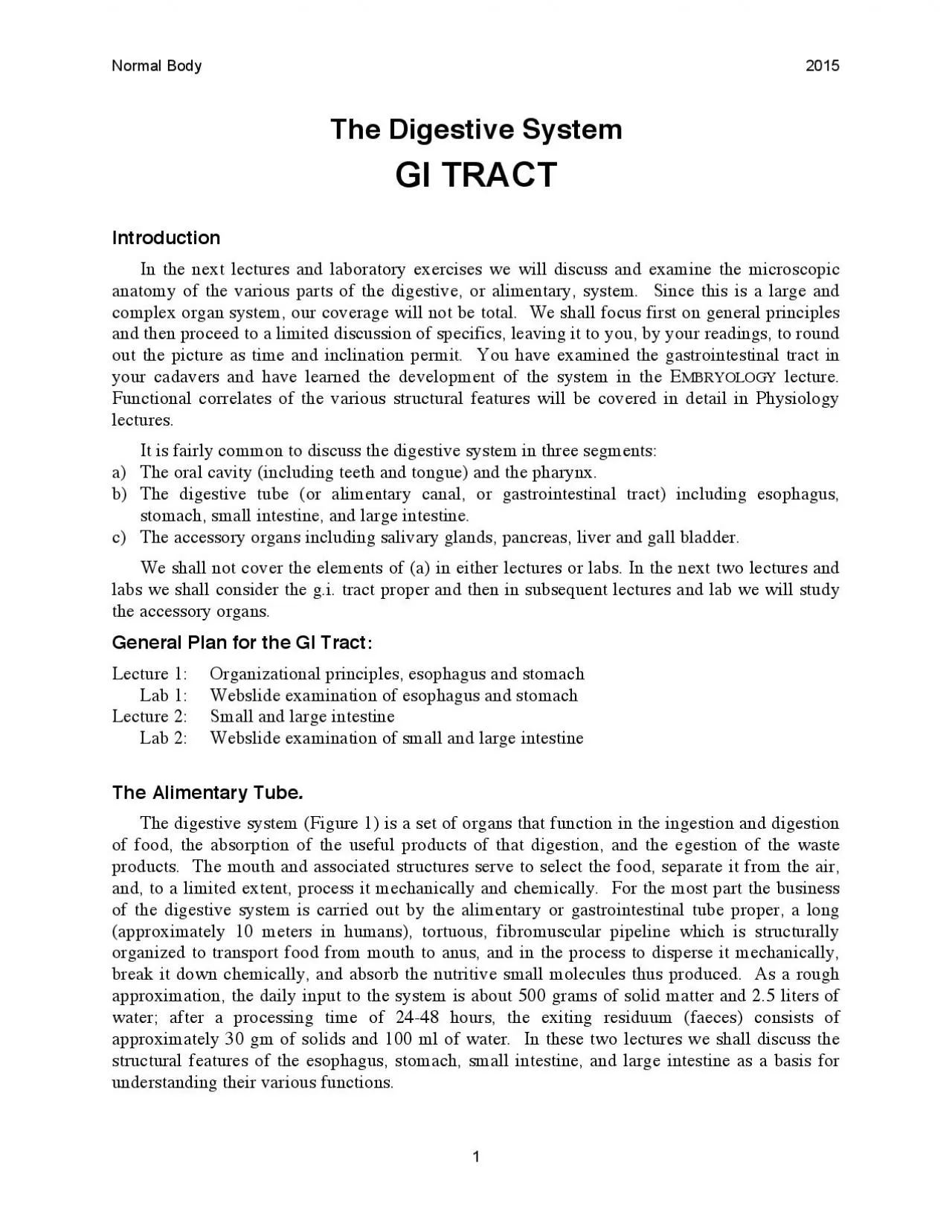 PDF-a The oral cavity including teeth and tongue and the pharynx b Th