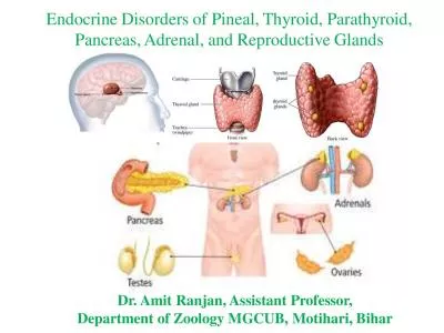 Endocrine Disorders of Pineal Thyroid Parathyroid