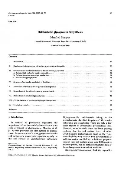 Halobacterial glycoprotein