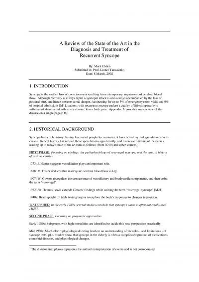 A Review of the State of the Art in the Diagnosis and Treatment of Rec