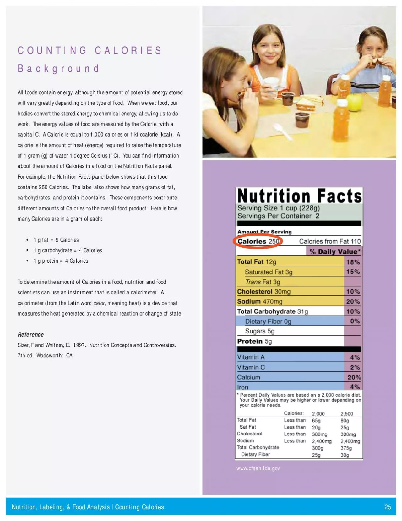 PDF-All foods contain energy although the amount of potential energy stor