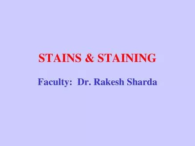 STAINS  STAINING