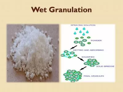 Wet Granulation
