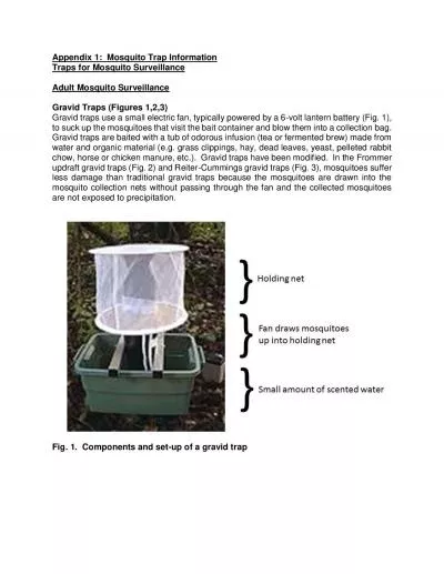 Mosquito Trap Information