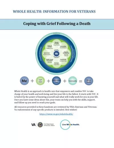 Coping with Grief Following a Death