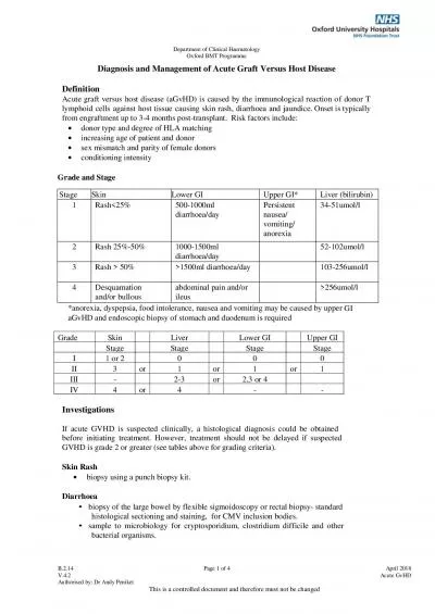 x0000x0000  Department of Clinical HaematologyOxford BMT Program