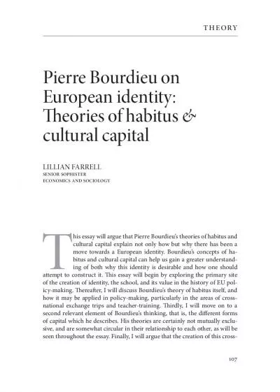 313029282726Pierre Bourdieu on European identity