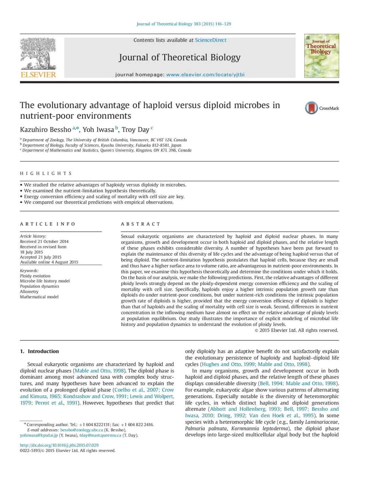 PDF-ciencyandscalingofmortalitywithcellsizearekeyWecomparedourtheoretica