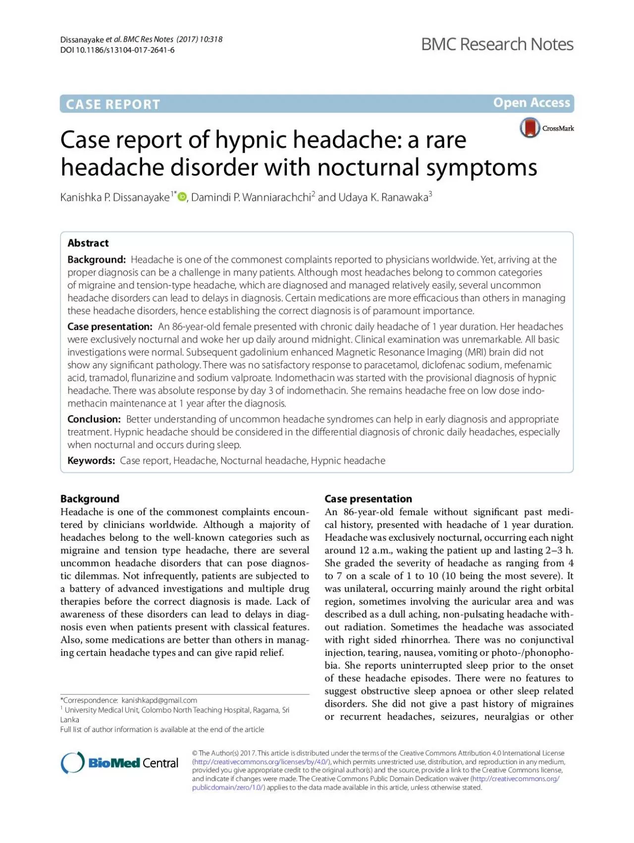 PDF-Page 2 of 3Dissanayake et al BMC Res Notes 2017 10318