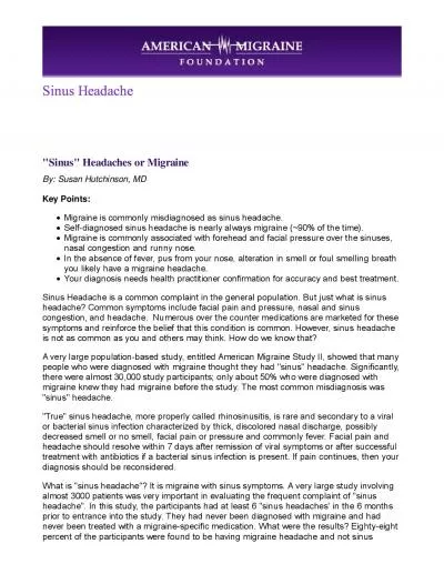 headache Strict criteria from the International Classification of Hea