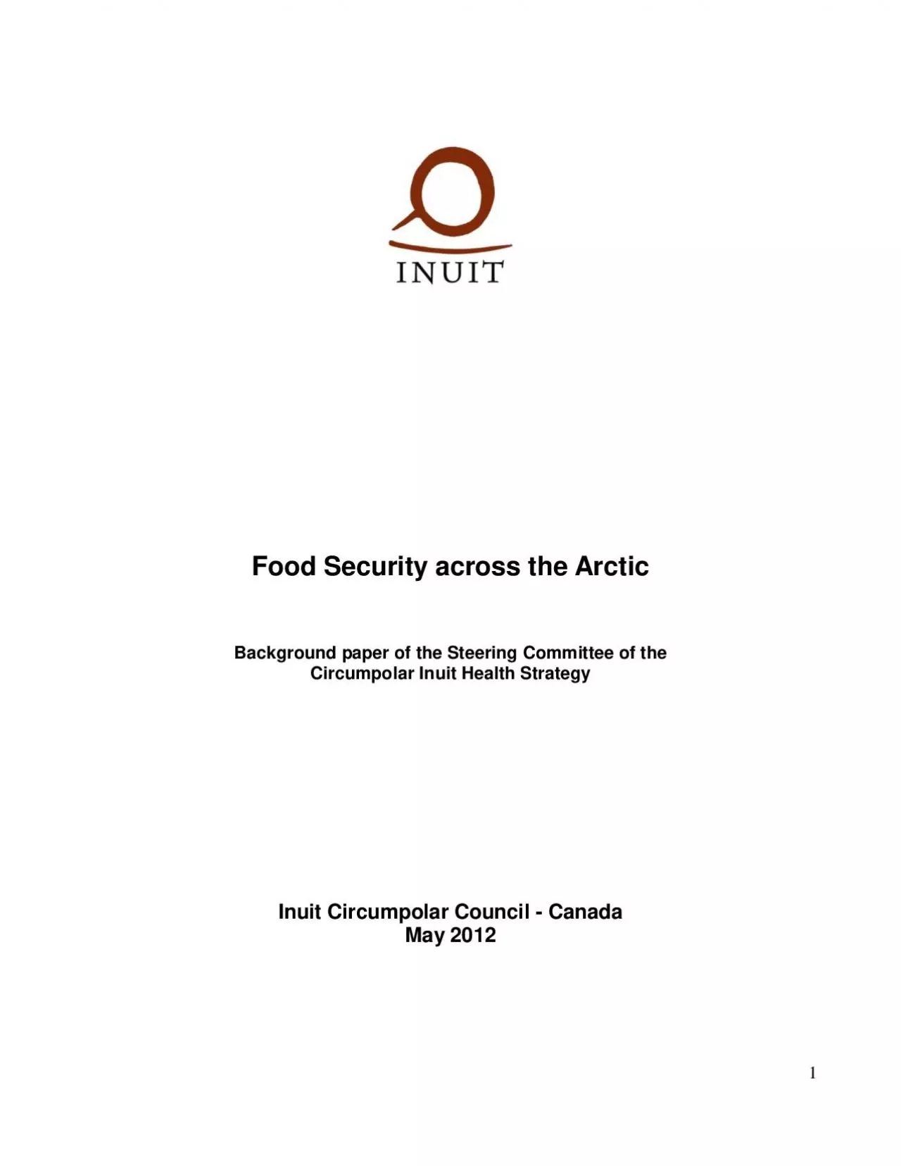 PDF-Food Security across the Arctic