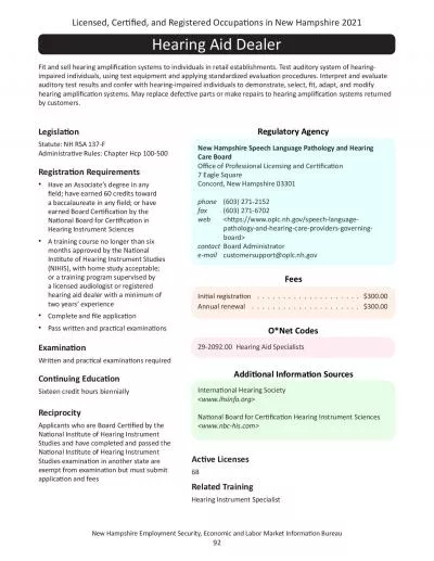 New Hampshire Employment Security Economic and Labor Market Informa