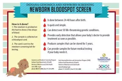 NEWBORN BLOODSPOT SCREEN