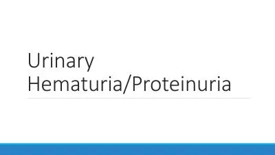 HematuriaProteinuria