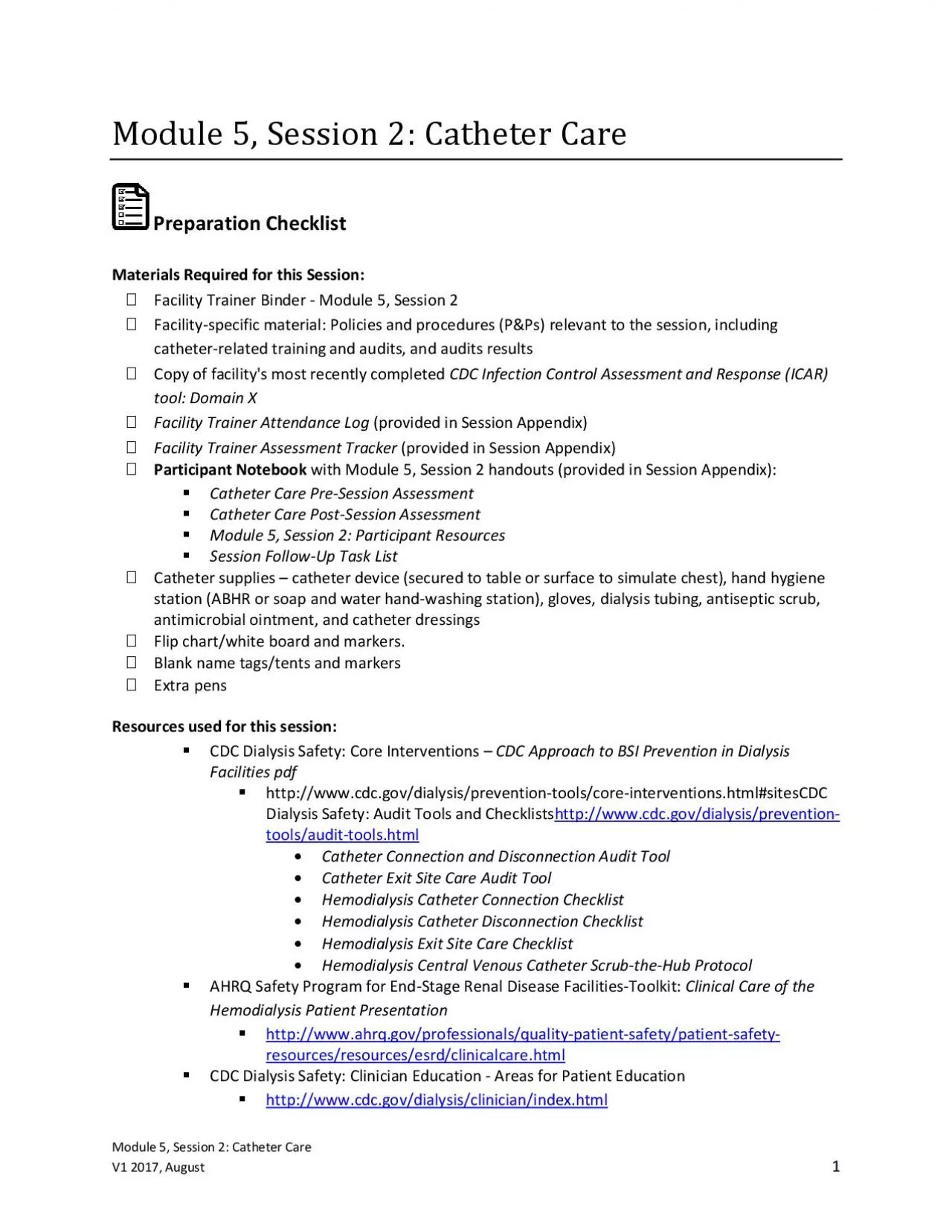 PDF-Module 5 Session 2 Catheter Care